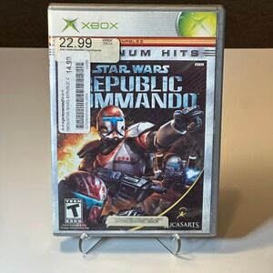 LucasArts Star Wars Republic Commando Xbox Platinum Hits Good Original Manual